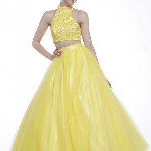 Two Piece A-Line Shape Prom Dress CD8102